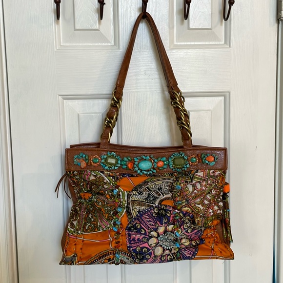 Mary Frances Vintage Multicolor Extremely Embellished Handbag - Picture 2 of 16